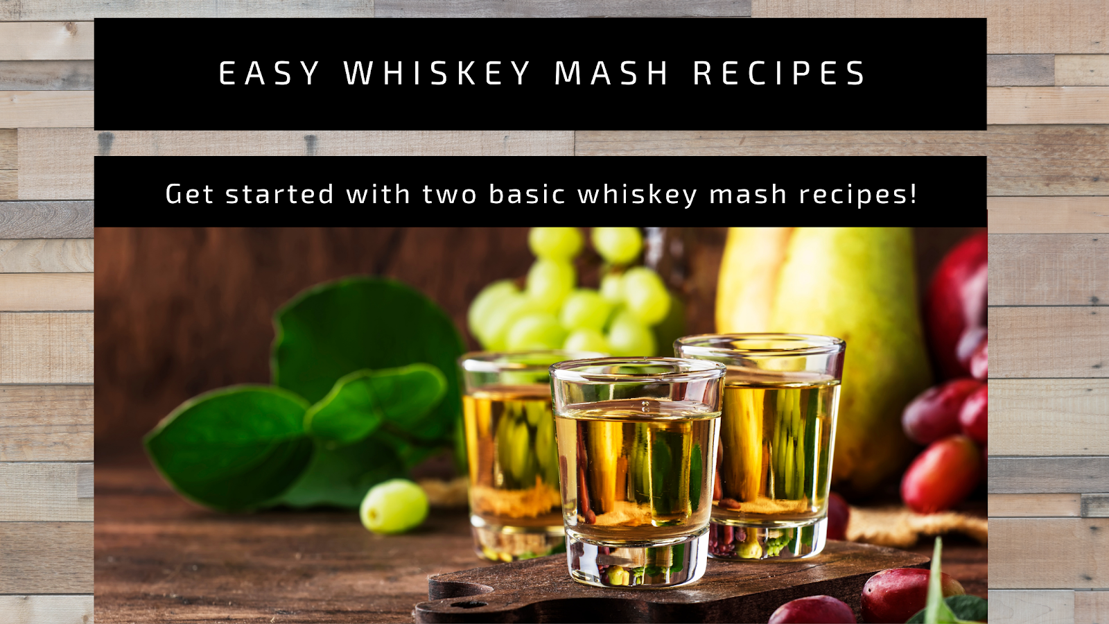 Easy Whiskey Mash Moonshine Recipe