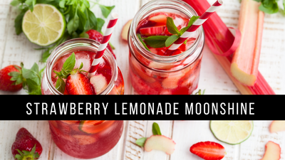 Our Favorite Strawberry Lemonade Moonshine