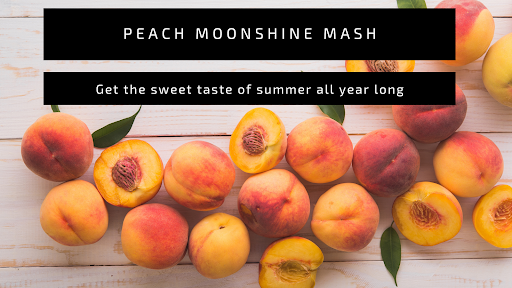 Delicious Peach Moonshine Whiskey Mash